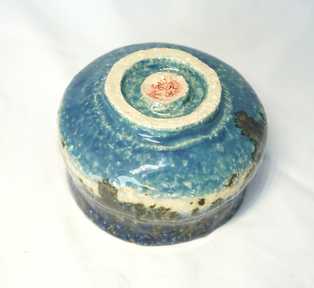 Chawan Ao - Détail céramique - Daijobu Pottery