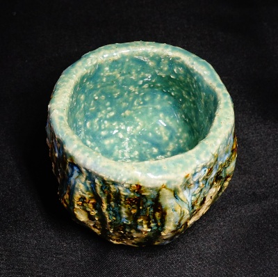Green jasper chawan - Poterie fait main - Daijobu