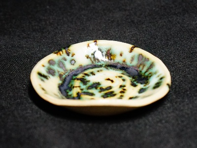 Green jasper mamezara - Poterie fait main - Daijobu