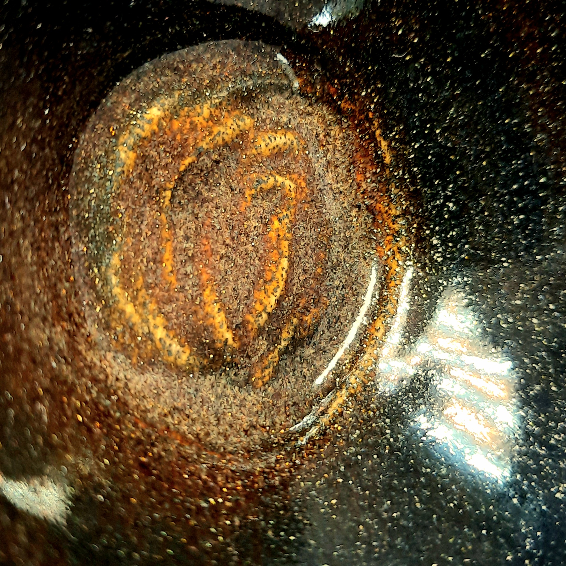 Ochoko Black golden - Poterie fait main - Daijobu