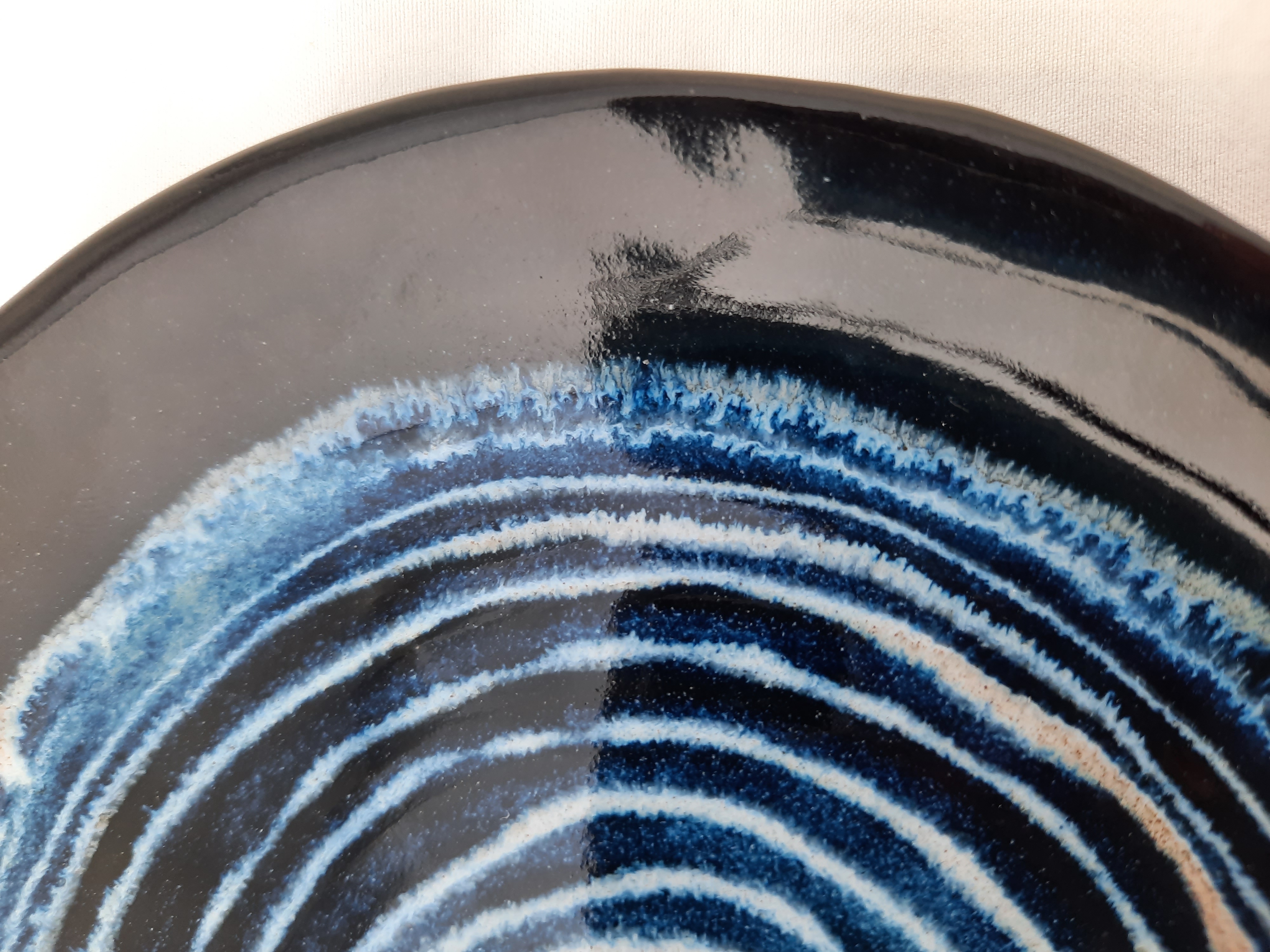 Torii spiral plate - Poterie fait main - Daijobu
