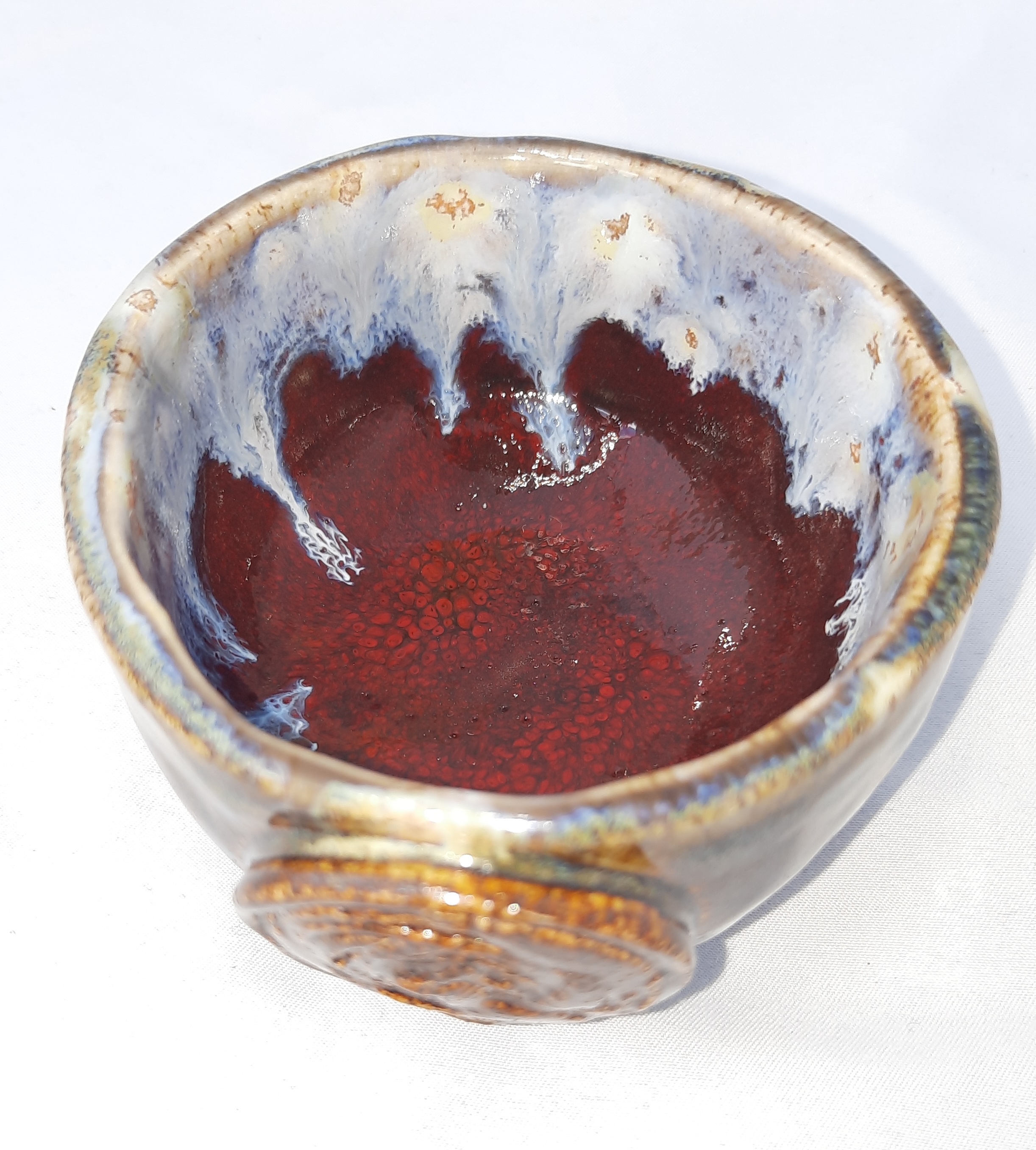 Phoenix tea cup - Détail céramique - Daijobu Pottery