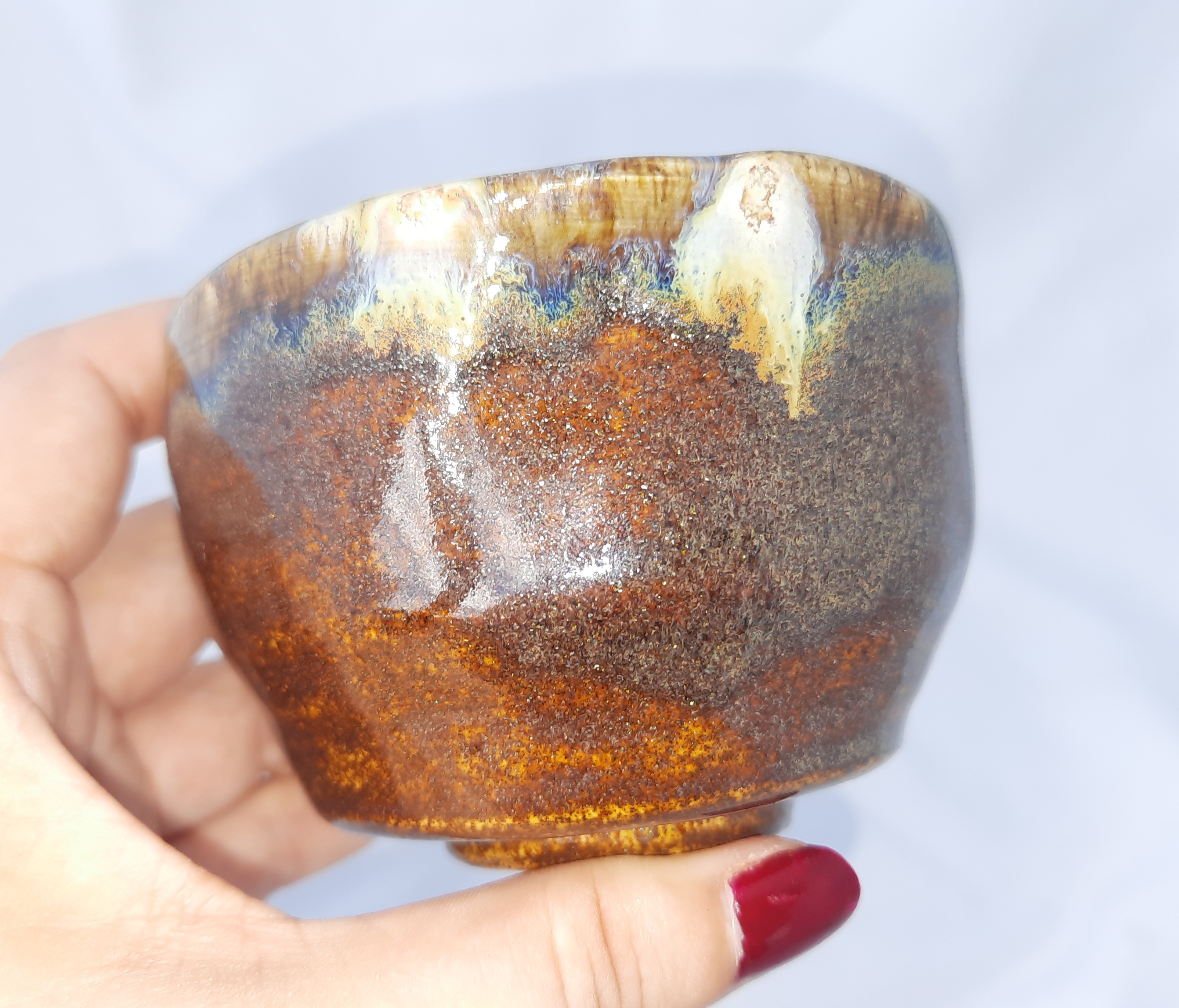 Phoenix tea cup - Poterie fait main - Daijobu